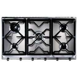 Smeg Cucina SRV596GH5 90cm 5 Burner Gas Hob in Stainless Steel